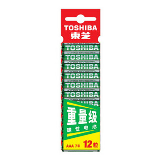 TOSHIBA 东芝 7号电池12粒碳性干电池