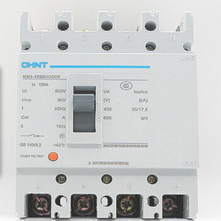 正泰（CHNT）NM1-400S/4300B 400A 无接线板 塑壳断路器 过载短路保护器 三相四线空气开关