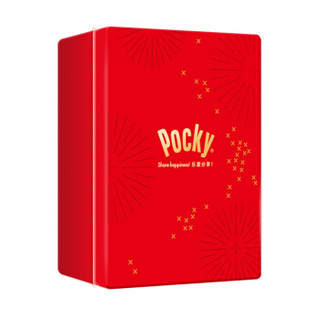 格力高（glico）Pocky百奇新年礼盒 百奇巧克力饼干棒 早餐甜点休闲网红零食礼盒 8盒装 赠环保袋、手拎袋