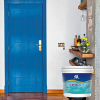 晟威水性木器漆 油漆家具翻新高遮盖力可调色净味防水防霉防水涂料  18kg 海蓝色