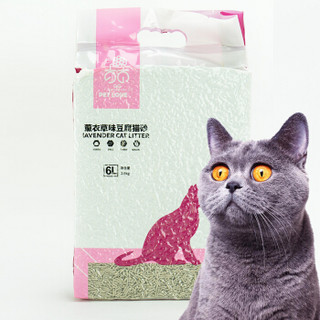 吉吉 Gigi 薰衣草味豆腐猫砂 无尘除味结团非膨润土豆腐猫砂6L