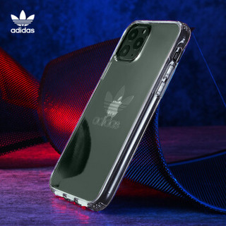 adidas（阿迪达斯）苹果新品iPhone11 Pro Max 6.5英寸 时尚防摔防滑手机壳保护套 经典三叶草-纯净透明