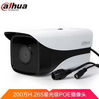 大华（Dahua）200万1080P星光级H265监控摄像头DH-IPC-HFW2233M-I1 高清夜视POE供电 镜头8MM