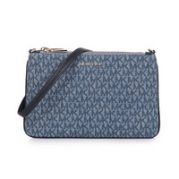 MICHAEL KORS 迈克·科尔斯 MK女包 CROSSBODIES系列 女士牛仔蓝色织物单肩斜挎包 32S9LF5C7C DENIM MULTI