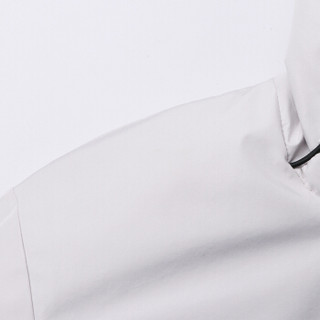 卡帝乐鳄鱼(CARTELO)羽绒服男士2019年冬季新款加厚保暖连帽时尚男装外套 白色 170