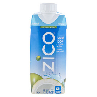 泰国进口 Zico 100%椰子水 330ml*8/礼盒 NFC果汁饮料 可口可乐旗下品牌