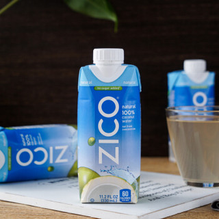 泰国进口 Zico 100%椰子水 330ml*8/礼盒 NFC果汁饮料 可口可乐旗下品牌