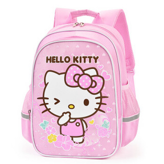 凯蒂猫（HELLO KITTY）书包小学生书包女孩儿童背包低年级1-3年级卡通幼儿双肩书包 DB96237C