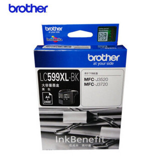 兄弟（brother）LC599XL-BK黑色墨盒(适用MFC-J3720 MFC-J3520 MFC-2510)