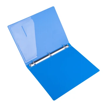 富得快 A4 3孔活页文件夹/3孔夹/ o型 三孔文件夹 打孔夹TC5313 蓝色 10个装