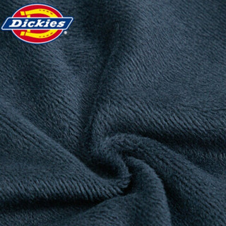 Dickies19秋冬新品 抓绒棉面料左腿logo印花卫裤 男式罗纹脚口长裤 卫裤男DK007020 海军蓝 M