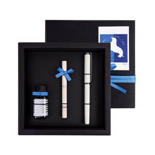 意索 ipluso 自然纪录系列 钢笔墨水礼盒套装 黑夜黑 冰川湖绿 海豹白 颜色随机