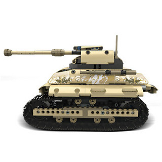 MOULD KING 宇星模王 装甲联盟系列 13011 重型履带坦克 积木模型