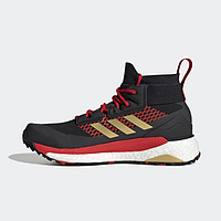 adidas 阿迪达斯 TERREX FREE HIKER GTX 女子徒步鞋 黑色/红色/金色 37