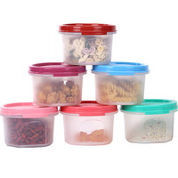Tupperware特百惠 圆形迷你储藏保鲜盒 200ml*6