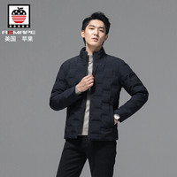 美国苹果 AEMAPE 羽绒服男2019新品男士立领韩版修身青年户外休闲潮流短款保暖外套男 TP 8859 藏蓝色 XL