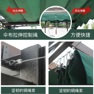 紫叶（ziye）凉亭户外庭院实木亭子花园简易秋千铝合金葡萄架庭院防腐木