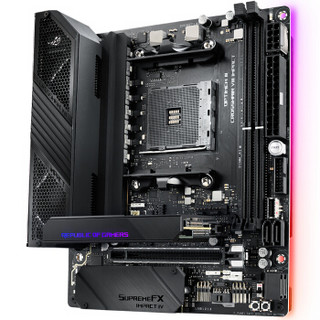 玩家国度ROG CROSSHAIR VIII IMPACT主板C8I（AMD X570/AM4）+AMD 锐龙7(r7) 3800X  CPU处理器 板U套装 CPU主板套装