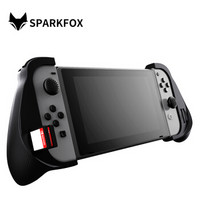 闪狐 (SparkFox) 任天堂Switch Joy Con手柄左右握把NS配件多功能便携托把支架可插卡