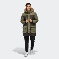  adidas neo EI4393  男装冬季运动羽绒服 
