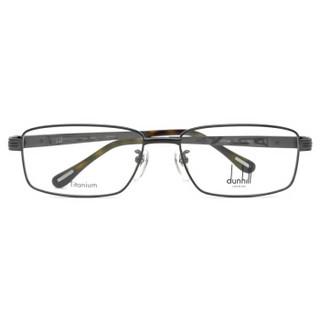 dunhill登喜路眼镜商务时尚全框眼镜架配镜近视男款光学镜架VDH065J 0530黑色55mm