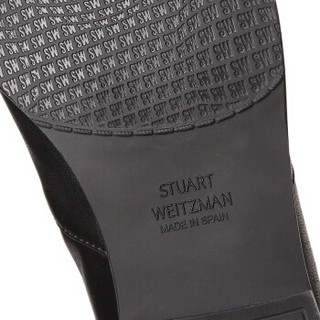 STUART WEITZMAN 斯图尔特·韦茨曼 SW 女士黑色羊皮休闲平底长筒靴 LOWLAND PLONGE STRETCH NERO 35