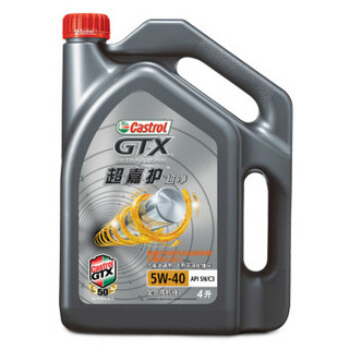 嘉实多（Castrol）超嘉护超净 全合成机油润滑油 5W-40 C3 SN级 4L+4L 汽车用品