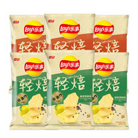 乐事（Lay’s）薯片 休闲零食 乐事轻焙6连包 百事食品70g*6包