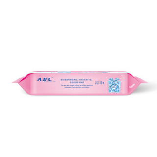 ABC 新肌感 0.1cm超薄加长甜睡夜用卫生巾棉柔表层350mm*3片*3包