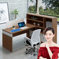 奈高NG屏风办公桌职员办公桌椅组合现代简约卡座高隔断财务桌单人位