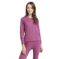 J.ZAO 京东京造 女士纯棉基础款秋衣秋裤套装 丁香紫色 L(165/95)