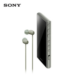 SONY 索尼 索尼（SONY）NW-A105HN 无线Hi-Res 安卓9.0 高解析度 无损音乐播放器 MP3（附带降噪耳机）灰绿色