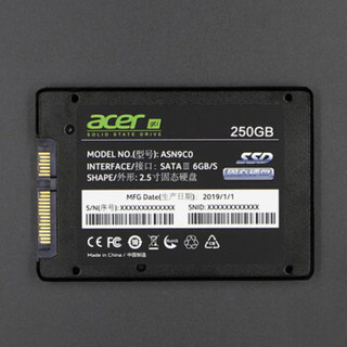 宏碁（ACER）500G SSD固态硬盘 SATA3.0接口 蜂鸟715加强版系列