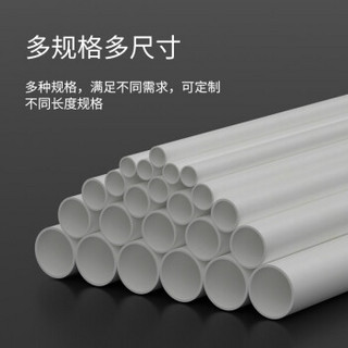 海乐（Haile）PVC穿线管6分管 外径25mm厚度1.5mm 电工管 电线保护管 电线套管 长度1.9米 20根装 XG-25