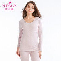 雅黛俪秋衣秋裤男女士棉质薄款时尚情侣打底彩棉修身保暖内衣套装DYL71601 女款 紫色 M