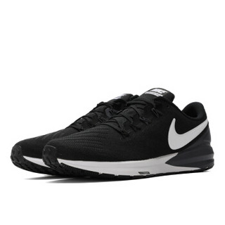 耐克NIKE 男子 跑步鞋 NIKE AIR ZOOM STRUCTURE 22 运动鞋 AA1636-002 黑色 40码