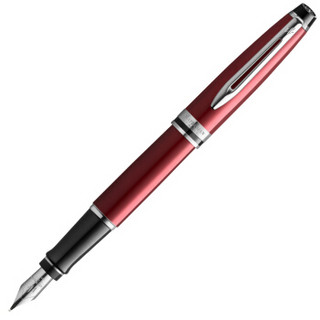 WATERMAN 威迪文 EXPERT系列 酒红色白夹钢笔/墨水笔