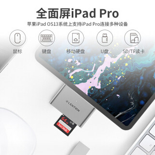 蓝盛 Type-C扩展坞新款iPad Pro拓展坞 苹果mac华为笔记本电脑转换器 安卓手机OTG转接头接U盘TF/SD读卡器