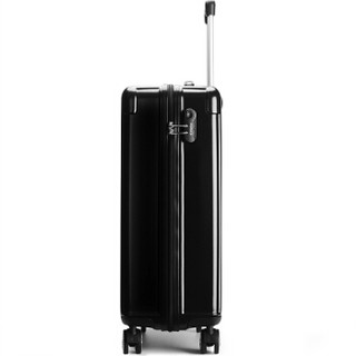 爱登堡 双杆万向轮拉杆箱旅行箱登机箱 DX965001-20B 商务黑 20英寸