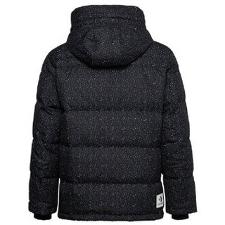 CONVERSE 匡威 男子 Men's Down Fill Puffer AOP Jacket 图案羽绒服 10019322-A02 XL码