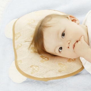 欧育婴儿枕席0-1岁定型枕枕席新生儿乳胶宝宝正头枕席 B1063乳胶定型枕专用枕席（不含乳胶枕）