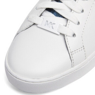 MICHAEL KORS 迈克 科尔斯 MK 女士白色牛皮休闲鞋 43S9IRFS2L OPTIC WHITE 7