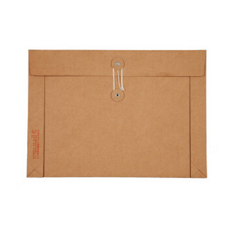 齐心（COMIX）AP-120 本色纯木浆牛皮纸 文件袋 A4 横式 10个/套