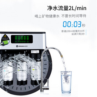 碧水源（Originwater）净水器 家用直饮纳滤净水机 800G无桶大流量 厨下版D728