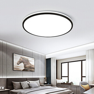 HD LED吸顶灯 客厅卧室灯 现代简约 遥控调光调色温 72W 晨曦圆