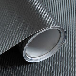车贴全车3d立体改装内饰变色光面碳纤贴膜纸 光面碳纤黑色30*200cm