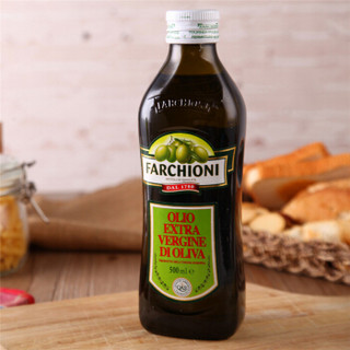 意大利进口福奇（FARCHIONI）特级初榨橄榄油食用油进口油玻璃瓶装 500ml