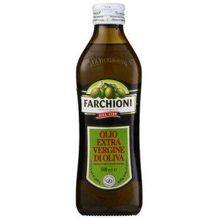 意大利进口福奇（FARCHIONI）特级初榨橄榄油食用油进口油玻璃瓶装 500ml