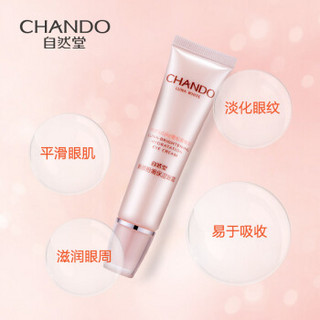 自然堂(CHANDO)娇颜粉嫩保湿眼霜20g(女士眼霜补水保湿淡化细纹提拉紧致淡化黑眼圈祛眼袋滋润眼周肌肤)