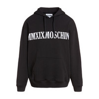 MOSCHINO 莫斯奇诺 黑色带帽logo标长袖运动衫 2 A 1707 5227 1555 46 男款